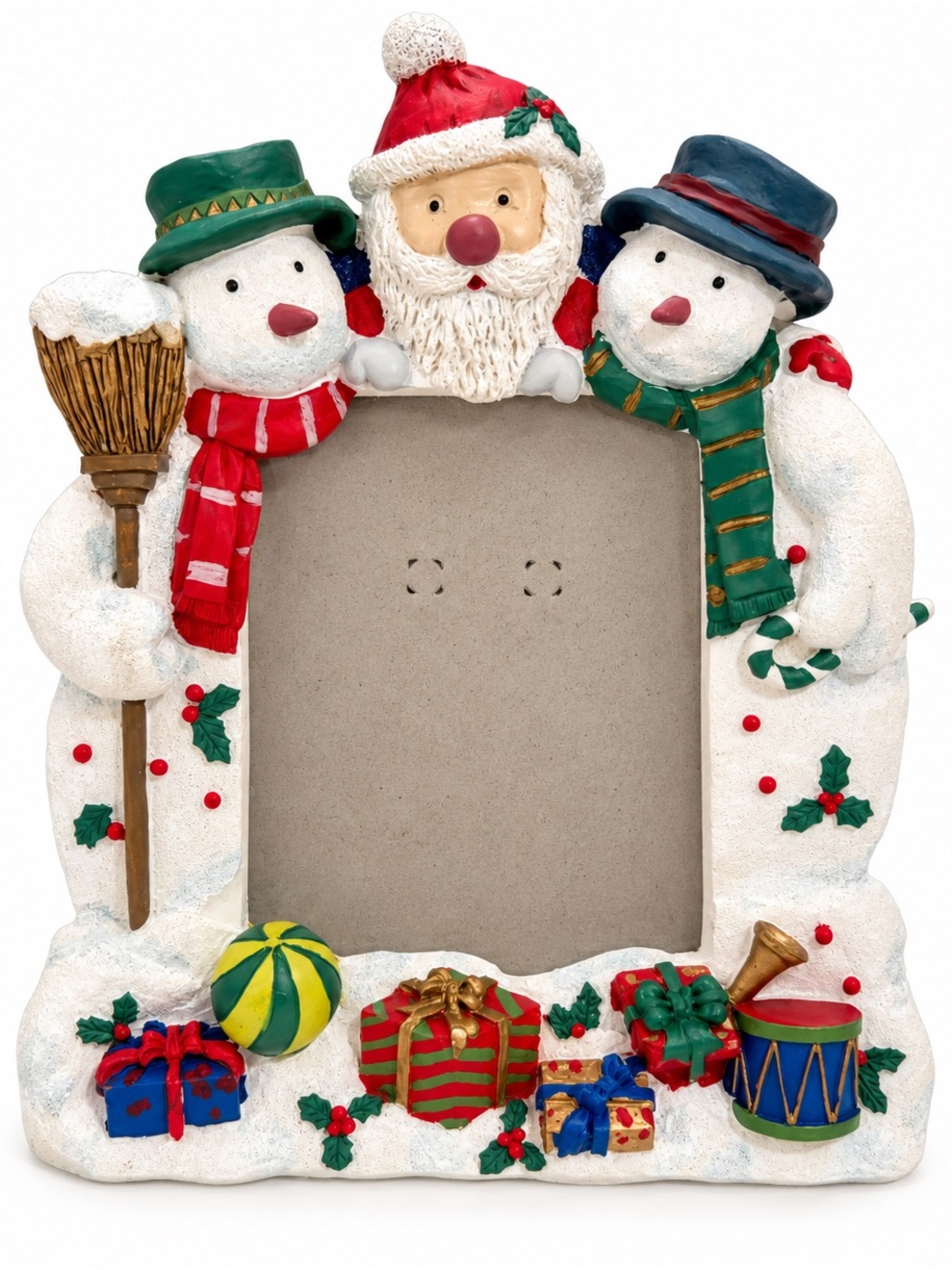 Vintage • Snowman Photo Picture Frame